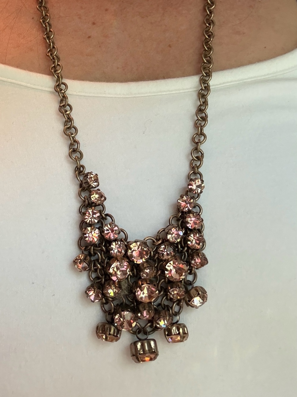 Madewell 1937 Crystal Cluster Necklace